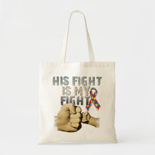 If you're raising child awareness, this great grap tote bag