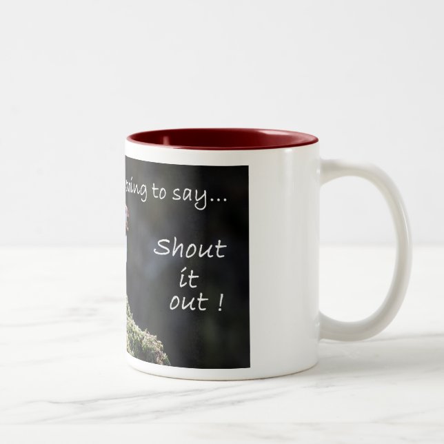 If you've got something to say mug (Right)