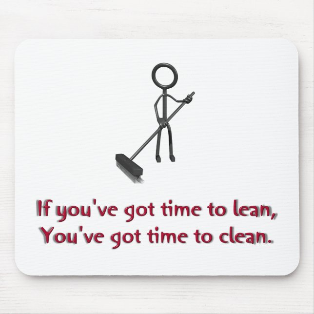 If you've got time to lean mouse mat (Front)