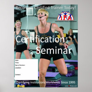 IFA Trainer Seminar Poster