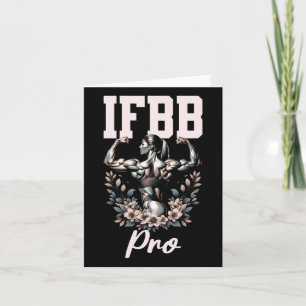 Ifbb Pro Floral Female Physique And Bodybuilding A Card