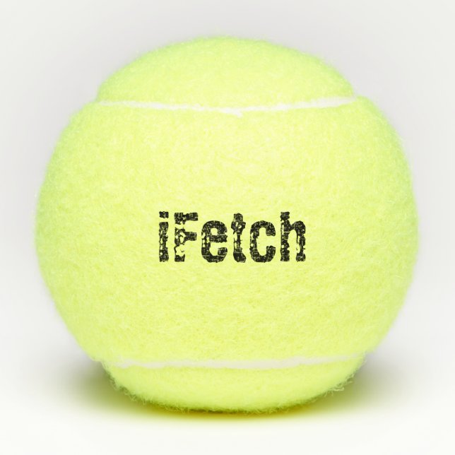 iFetch - Personalised Tennis Ball (Front)