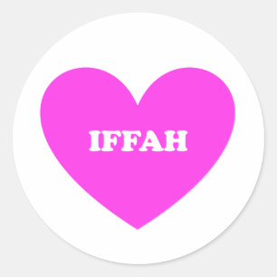 Iffah Classic Round Sticker