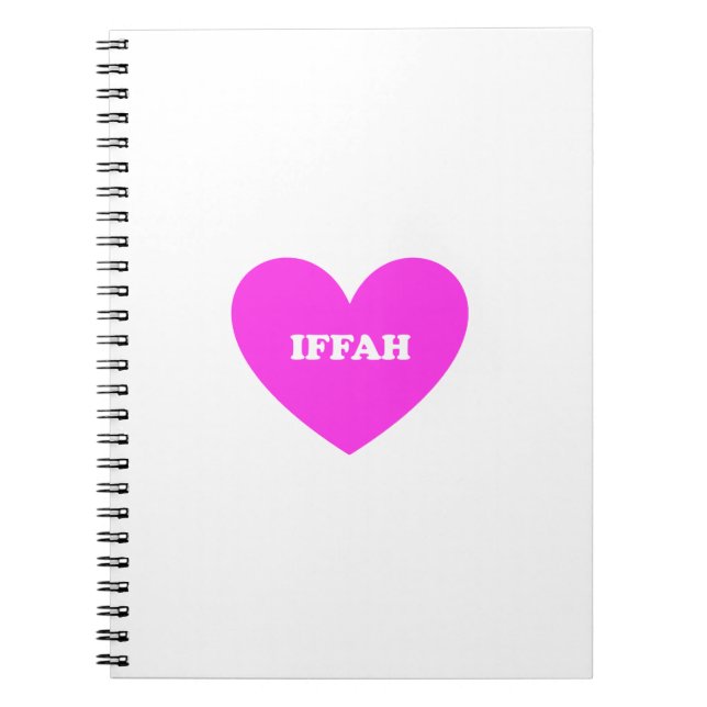 Iffah Notebook (Front)