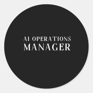 Ificial Intelligence Operations Ager Ai Operations Classic Round Sticker