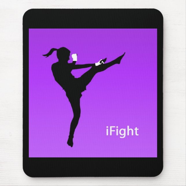iFight girl mousepad (Front)