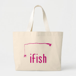ifish large tote bag