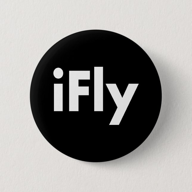iFly 6 Cm Round Badge (Front)