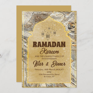 Iftar dinner party  invitation Ramadan kareem 2025