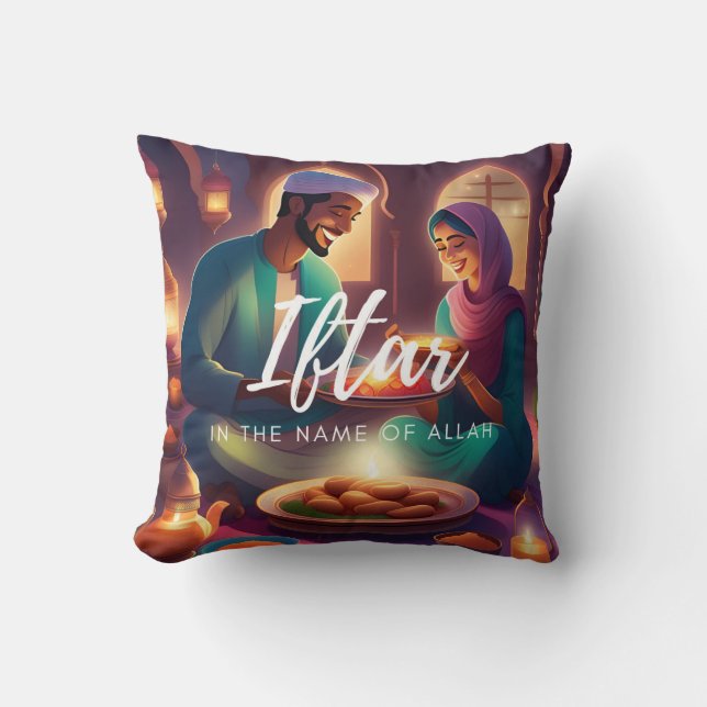 Iftar Husband and Wife Cushion (Front)