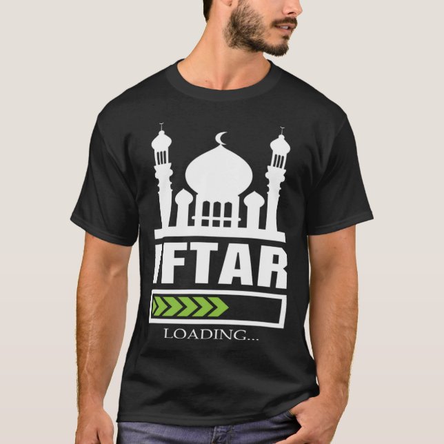 Iftar Loading Muslim Allah Religion Mosque Koran I T-Shirt (Front)