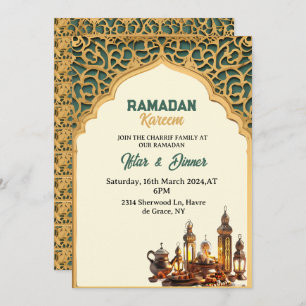 Iftar Party Ramadan Dinner  2025 Invitation