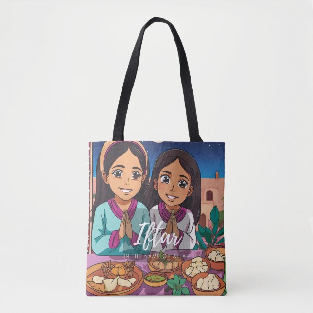 Iftar Sister Time Tote Bag (Front)
