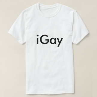iGay Humourous Silly LGBT Humour Joke Funny Gay T-Shirt