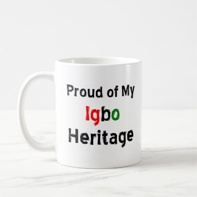 igbo heritage coffee mug (Left)