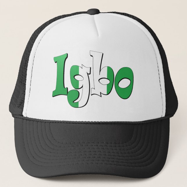 Igbo (Nigerian Flag) Trucker Hat (Front)