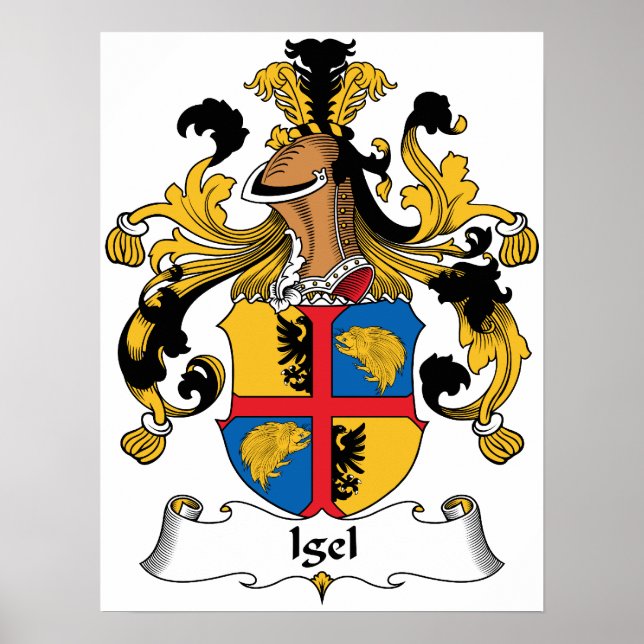 Igel Family Crest Poster (Front)