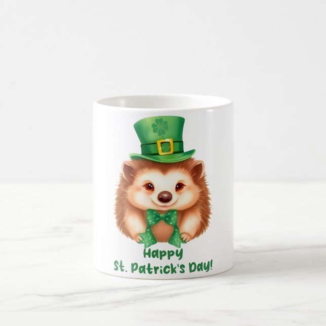 Igel Gráinneog Happy St Patricks Day Coffee Mug (Center)