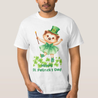 Igel Igelin Gráinneog Happy St. Patricks Day T-Shirt
