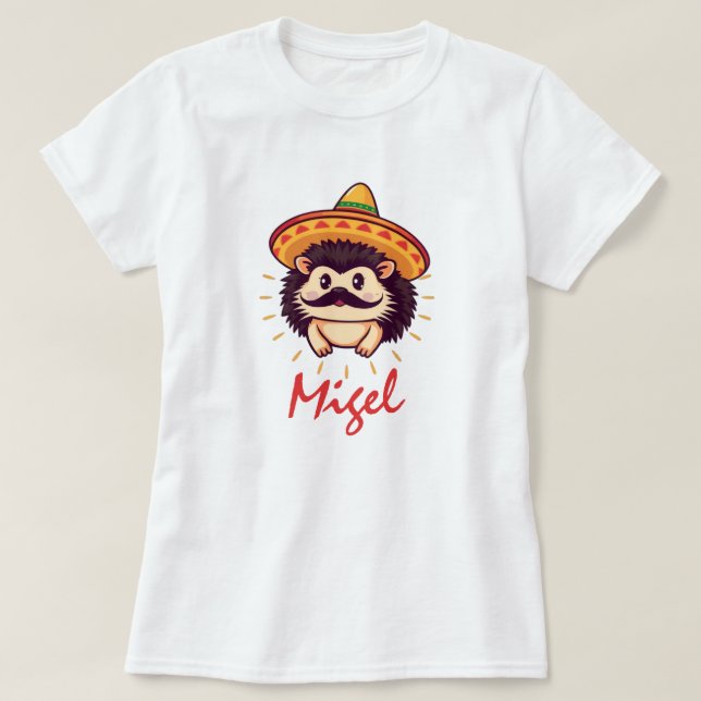 Igel -Migel Hedgehog  T-Shirt (Design Front)