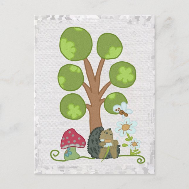 Igel unterm Baum Postcard (Front)