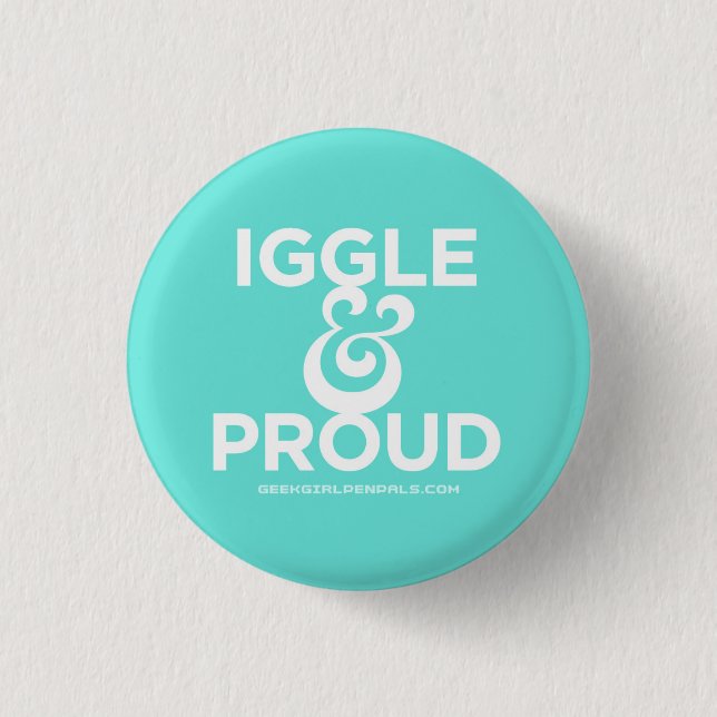 Iggle and Proud Pin (Front)