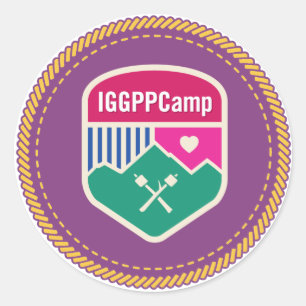 IGGPPCamp Badge Sticker
