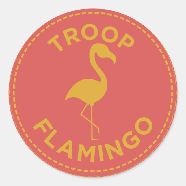 IGGPPCamp Troop Flamingo Stickers (Front)