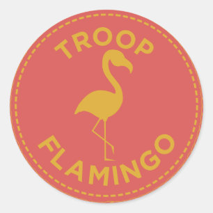 IGGPPCamp Troop Flamingo Stickers