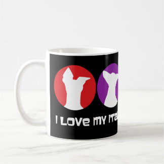 Iggy Style Retro I Love My Italian Greyhound Mug