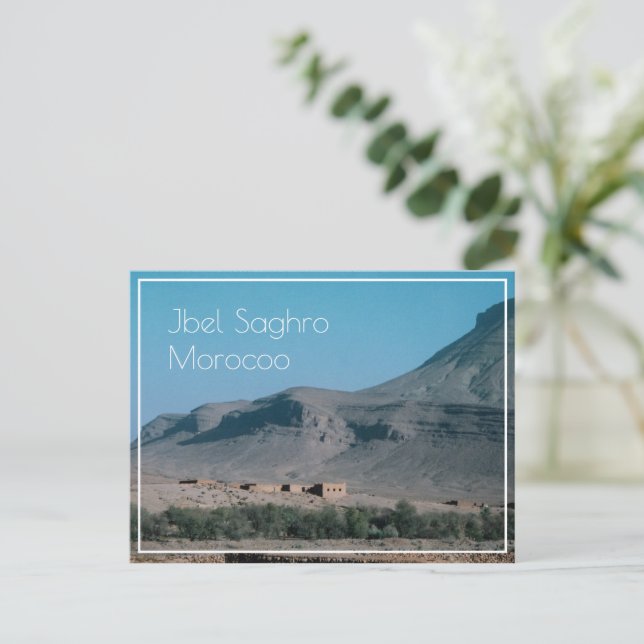 Ighzoun view and mountain, Morocco Postcard (Standing Front)