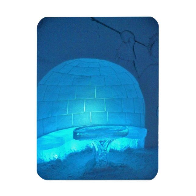 Igloo Room at Hotel de Glace, Quebec, Canada Magnet (Vertical)