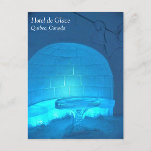 Igloo Room at Hotel de Glace, Quebec, Canada Postcard