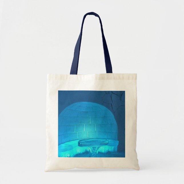 Igloo Room at Hotel de Glace, Quebec, Canada Tote Bag (Front)
