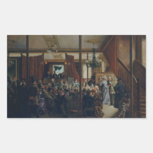 Ignacio de Leon y Escosura - Auction Sale Rectangular Sticker