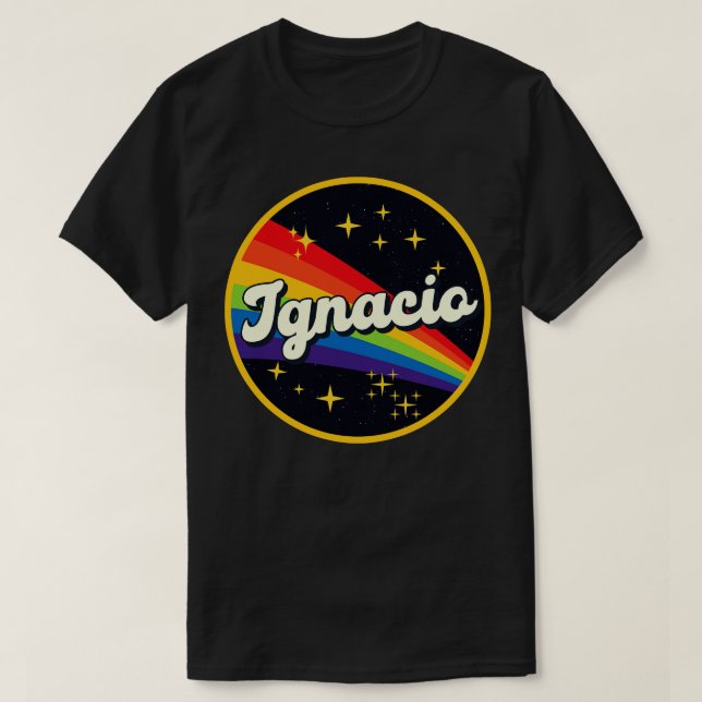 Ignacio Rainbow In Space Vintage Style T-Shirt (Design Front)