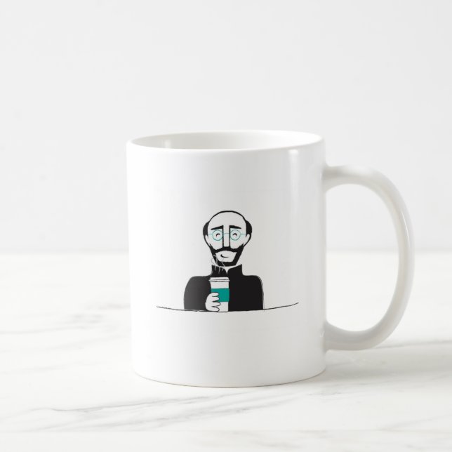 Ignatius and his coffee Ad majorem Dei gloriam Mug (Right)