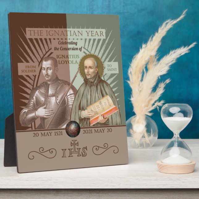 Ignatius Loyola:  From Soldier To Saint (SAE 004) Plaque (Side)