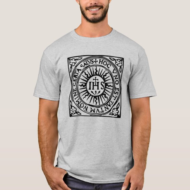  Ignatius of Loyola, Christogram  T-Shirt (Front)