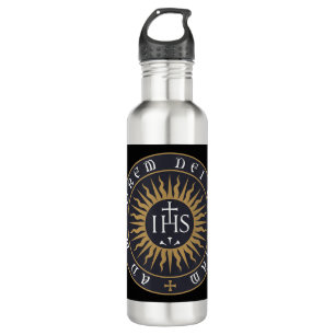 Ignatius of Loyola Society of Jesus Catholic T-Shi 710 Ml Water Bottle