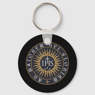 Ignatius of Loyola Society of Jesus Catholic T-Shi Key Ring