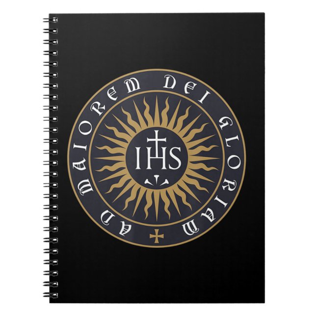Ignatius of Loyola Society of Jesus Catholic T-Shi Notebook (Front)