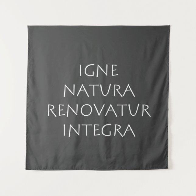 Igne natura renovatur integra tapestry (Front)