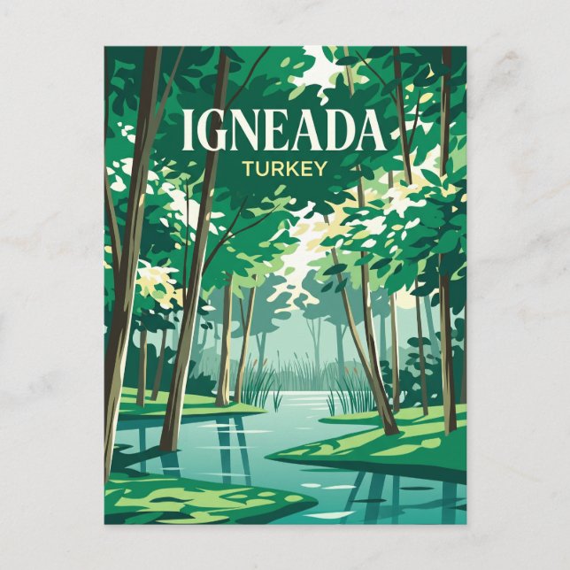 Igneada Floodplain Forests National Park Turkey Postcard (Front)