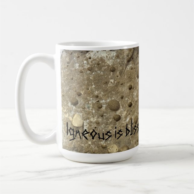 Igneous is bliss coffee mug (Left)