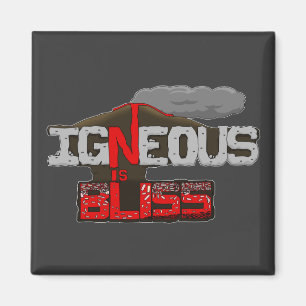 Igneous is Bliss Volcano Magnet