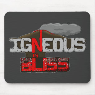 Igneous is Bliss Volcano Mouse Mat