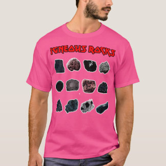 Igneous Rocks Baseball Sleeve T-Shirt