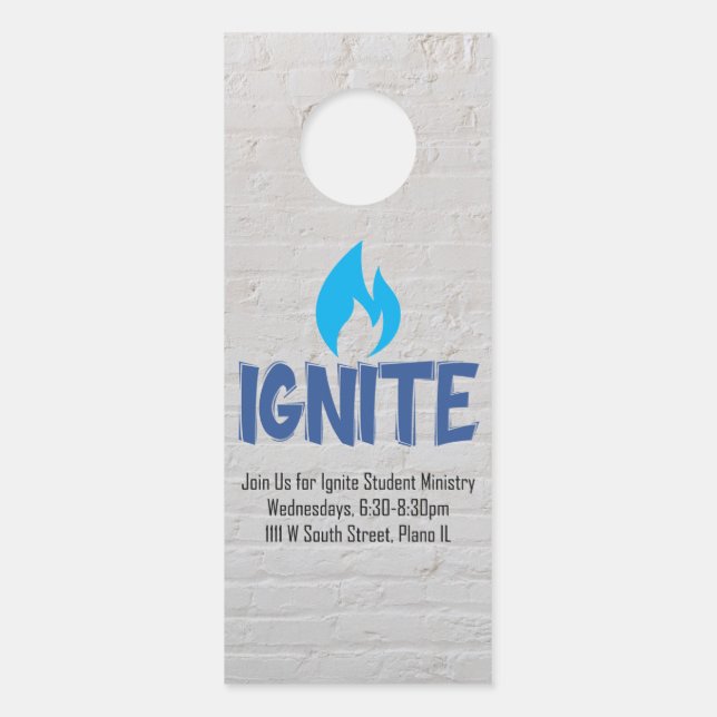 Ignite Door Hangers (Back)
