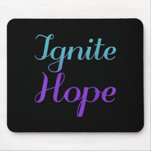 Ignite Hope Prevention Awareness Design Mouse Mat